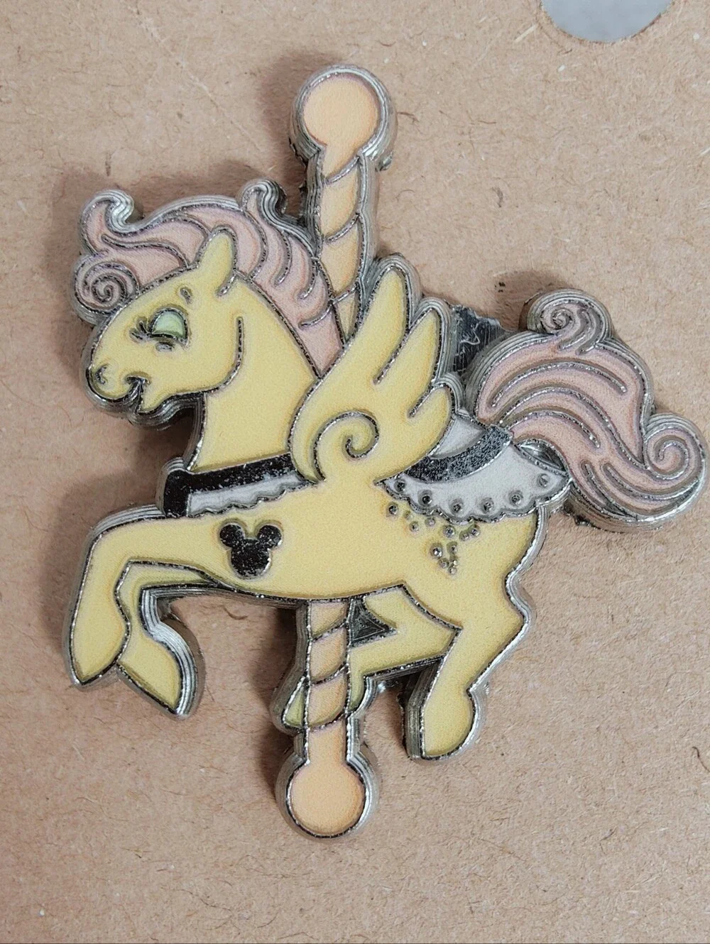 Disney SDR Shanghai 2017 Hidden Mickey Fantasia Carousel Horse Pin Brooch